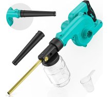 Rozlchar Elektriskais pulverveida pulverizators Diatomīts, saderīgs ar Makita 18 V akumulatoru (bez akumulatora), bezvada lapu pūtējs dārzam, 1 litra putekļu pūtējs Diatomītzemei, 19 cm uzgalis