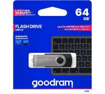 Goodram USB 3.2 Gen 1 UTS3 64 GB zibatmiņas disks melns
