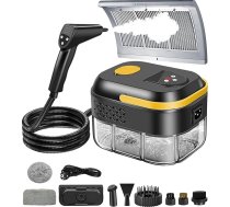KingSom rokas tvaika tīrītājs, 6 līmeņu regulējams tvaika tīrītājs, 2500 W tvaika tīrītājs visam, 10 sekunžu ātrs sildīšanas laiks, 1,4 L ūdens tvertne, portatīvs tvaika tīrītājs ar 10 piederumiem