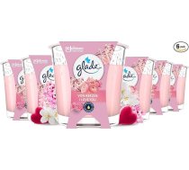 Glade I Love You aromātiskās sveces stiklā, deg līdz 27 stundām, 6 gab. iepakojumā (6 x 112 g)