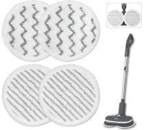 Ersatz-Dampfreiniger-Pads für Shark S6002UK S7201UK Dampfreiniger, wiederverwendbarer, waschbarer Dampfreiniger und Peeling-All-in-One-Reinigungspad für alle versiegelten Hartböden, 4 Stück