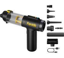 Fanttik Slim V10 Mix bezvadu putekļsūcējs automašīnai, 4-in-1 rokas putekļu pūtējs, vieds LED krāsu displejs, 16KPa spēcīga sūkšanas jauda, portatīvs mini putekļsūcējs automašīnai, birojam un klaviatūrām