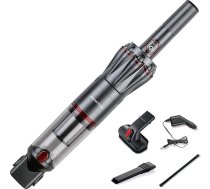 Genius Invictus One 1.0 rokas putekļsūcējs 12 gabali pelēks - rokas putekļsūcējs bez maisiņa un bezvadu ar 11000 PA | HEPA filtru, litija jonu akumulatoru, mājdzīvnieku spalvu birsti, 180 ml tvertni