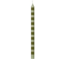 ukiyo Iepakojumā 12 plānas sveces Augstums 20 cm Diametrs 1,3 cm Dažādas krāsas Degšanas laiks 2,5 stundas Adventes sveces Adventes Ziemassvētku krāsa: Olīvu zaļa / gaiši zaļa svītraina