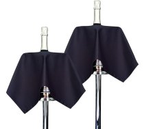 Catering Collection Polikokvilnas ledus spaiņa pudeles lupatiņas ar 54 cm centrālo caurumu un cauršūtu apli (tumši zils, 2 gab.)