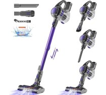 Akumulatora putekļsūcējs 40000Pa/450W bezvadu ar 1,6 l putekļu tvertni, birste pret sapīšanos - 50 minūšu darbības laiks paklājiem, cietajām grīdām, mājdzīvnieku matiem