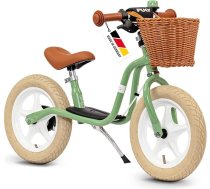 PUKY LR L Classic Retro Green, līdzsvara velosipēds 2 1/2 gadiem, bērnu līdzsvara velosipēds ar bremzēm, ergonomisku sēdekli, drošības rokturu uzgaļiem un rokturu polsterējumiem, augstumā regulējamu sēdekli un stūri