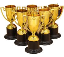24 gab. Mazie trofejas plastmasas sporta balvas futbola trofejas Ziemassvētku spēles bērnu balvas sporta pasākumiem