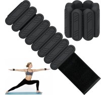 Regulējami svara aproces, 2 gab. komplekts, potīšu un plaukstu svari fitnesam, pilates, jogai, aerobikai un skriešanai (katrs 0,5 kg / 1 kg)
