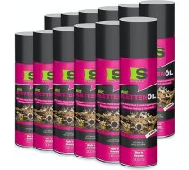 Spraytive 12 × 300 ml ķēdes eļļas aerosols – velosipēdiem un e-velosipēdiem – velosipēdu ķēdes eļļa – samazina berzi un nodilumu – aizsargā ķēdi, zobratu un pārnesumus – velosipēdu ķēdes eļļa – ķēdes kopšana – ražots