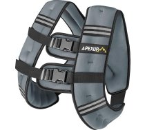 APEXUP svara veste vīriešiem ar 5 lb/10 lb/15 lb/20 lb/25 lb/30 lb svaru un atstarojošām strīpām, svara veste sievietēm, treniņu aprīkojums spēka treniņiem, skriešanai