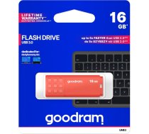 Flash drive ume3 ume3-0160o0r11 (16gb; usb 3.0; krāsa oranža)