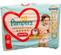 Pampers Pants autiņi, izmērs 7 (17+ kg), Premium Care, 36 gab. iepakojums, 360° pielāgojums, Ultra Foam nodrošina komfortu un vislabāko aizsardzību
