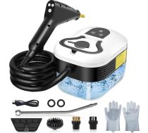 4.5 Bar Dampfreiniger Handgerät, 2500W Dampfreiniger für Alles, Tragbarer Steam Cleaner, 6 Einstellbare Geschwindigkeiten, 1.2L Wassertank, für Auto, Küche, Badezimmer, Fliesen, Fenstern