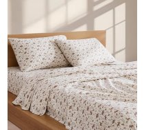 Lina drēbju skapis 160 gsm 100% kokvilnas Percale sega Cover Set Queen Size Whimsical Parade