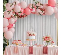 Regulējams zelta galda statīvs kāzām: Metāla galda arka ar skavām 112-203 cm garumā - virs galda stenda statīva dekoratīvais stienis Ziemassvētku dzimšanas dienas svinību galda dekorēšanai.