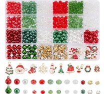 PH PandaHall Ziemassvētku krelles Jewellery Making Stikla krelles emaljas piekariņš Ziemassvētku ziemeļbriedis vainags Sniegavīrs Zvans Tētis Koki Dāvanu zeķe Sniegpārsliņa Charm Rhinestone
