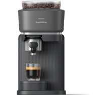 PHILIPS Baristina Espresso automāts un piena putotāju komplekts - automātiska malšana, blietēšana un pagatavošana, 16 bāru, kafijas automāts ar dzirnaviņu un portafiltru, viegli tīrāms, melni pelēks (BAR300/60)
