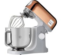 Kenwood kMix Editions KMX760GD virtuves kombains, 5 l nerūsējošā tērauda trauks, drošas lietošanas drošības sistēma, metāla korpuss, 1000 W, komplektā ietilpst 3 gabaliņu konditorejas piederumu komplekts un aizsargs pret šļakatām, rozā ze