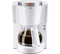 Melitta Look Selection 1011-03 Filtrējamais kafijas automāts ar stikla krūzi un pilienu aizbāzni 10 tasēm Balts