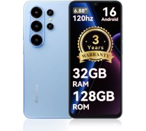 Blackview Wave 10 viedtālrunis bez līguma, Android 16 mobilais tālrunis, 6,88 collu 120Hz, 32GB + 128GB/2TB, 32MP 13MP/5000mAh, 4G Dual SIM viedtālrunis, WiFi 5G/GPS/3,5 mm/FM/3 gadu garantija | 32MP, 6,88 "Bildes, 120Hz