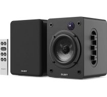 MAJORITY D50X aktīvais skaļrunis | 60W 2.0 skaļruņa PC kastes | HiFi skaļrunis HDMI ARC, AUX | Bluetooth 5.3 skaļruņa plaukts | Studijas monitors ar oglekļa šķiedras skaļruņa korpusu (melns)