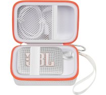 PДЃrnД“sДЃЕЎanas futrДЃlis saderД«gs ar JBL Go 4 - pДЃrnД“sДЃjamu Bluetooth skaДјruniЕ†u Pro Sound, arД« Go 3/Go3 Eco/Go2 Е«densizturД«gam mini bezvadu skaДјrunim - tikai futrДЃlis (balts)