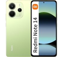 XIAOMI Redmi Note 14 4G 6GB + 128GB viedtālrunis 6,67 collu AMOLED 120Hz Green (ar lādētāju)