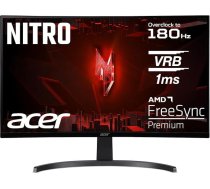 acer Nitro ED273 S3 27 collu (69 cm ekrāns) Full HD, 180 Hz, 1 ms (VRB), 1x HDMI 2.0, 1x HDMI 1.4, 1xDP 1.2, AMD FreeSync Premium