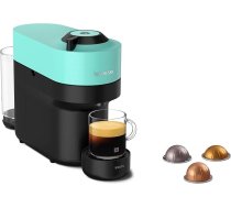 Nespresso Krups Vertuo Pop kafijas kapsulu automāts, ietilpība: 560 ml, automātiska kapsulu noteikšana, viena pieskāriena sistēma, 4 tasīšu izmēri, saīsināts sildīšanas laiks, ilgtspējīgs, Aqua Mint, XN9204