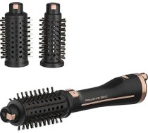 Rowenta CF9620 Ultimate Experience karstā gaisa birste | 750 W | Rotējošā matu veidošanas birste | ar 3 birstes piederumiem | Komplektā 3 aizsargvāciņi | Style Assist Mode | Black/Rose Gold