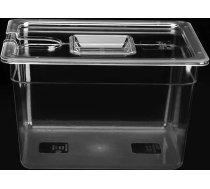 Zerodis 11L konteiners ar vāku, plauktu un uzmavu, pilnīgs Sous Vide piederumu komplekts, Sous Vide gatavošanas maisiņi, Sous Vide pārtikas maisiņi, Sous Vide gatavošanas trauki, Sous Vide gatavošanas trauki