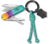 Victorinox Classic SD kabatas nazis, 7 funkcijas, Šveices ražojums, multifunkcionāls nazis sievietēm, atslēgu piekariņš, dāvanu kastīte, Sidnejas stils (tirkīza, violeta)