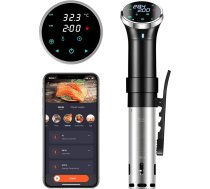 1100 W Sous Vide Garer Wifi, 1100 W Sous Vide Stick precīzās gatavošanas panna iegremdēšanas cirkulators ar temperatūras iestatījumu 25-95 °C + taimeris, IPX7 ūdensnecaurlaidīgs ģimenes vakariņu pagatavošanai, Ziemassvētki