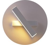 Chrasy Wall Light LED iekštelpu sienas lampa Warm White 12 W moderns sienas apgaismojums Dzelzs sienas apgaismojums Gandrīz 360° rotējošs dzelzs sienas apgaismojums Sienas lampas guļamistabai, vannas istabai, viesistabai (baltas)