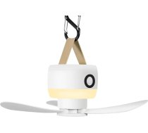 LAMA 8000 mAh griestu ventilators, telts ventilators, kempinga ventilators ar tālvadības pulti un āķi lietošanai ārpus telpām, kempingā, birojā, mājās un pagalmā