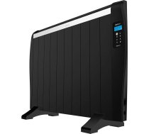 Cecotec ReadyWarm 2100 Thermal Black 10 elementu sildītājs ar tālvadības pulti, 1500 W, LCD displejs, programmējams taimeris, temperatūras regulēšana, maksimāla drošība, piemērots telpām līdz 20 m²
