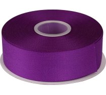 Purpura krāsas diagonāla auduma lenta ar zivju kaulu rakstu, mīksta uz tausti, dāvanu iesaiņošanai un rokdarbiem, 1,5 collas x 95 jardas