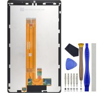 Melns planšetdatora pilnā ekrāna LCD skārienjūtīgā digitalizatora nomaiņa (WiFi versija) Samsung Galaxy Tab A7 Lite SM-T220 8,7 collu (ar instrumentu komplektu)