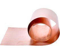 Plakanā vara folija, 1 metrs, T2 vara loksne, jostas rullis, tīrs sarkanais varš, ļoti plāns, bieza plāksne, zemējums, vadošs siltuma izlietne Kvadrātveida materiāli (Krāsa: biezums 0,8 mm, izmērs: