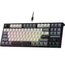 RK ROYAL KLUDGE C87HE Rapid Trigger Gaming Keyboard, 87 taustiņi TKL Wired Mechanical RGB Hall Effect Magnētiskais slēdzis ar regulējamu iedarbināšanas punktu, 8KHz paraugu ņemšanas frekvence FPS spēlētājiem, QWERTY