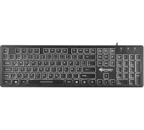 Apgaismota datora tastatūra: Izgaismota USB tastatūra ar ciparu tastatūru, vācu izkārtojums (tastatūra ar apgaismojumu, spēļu, Microsoft Office)