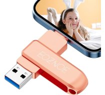 USB zibatmiņas karte 64 GB iPhone atmiņas kartei, saderīga ar OTG Android/Pad/Mac/PC, bez lietotnes USB zibatmiņas karte iPhone Foto zibatmiņas karte fotogrāfiju un video uzglabāšanai