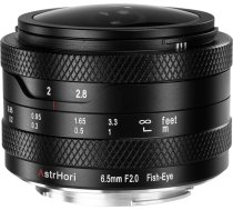 AstrHori 6,5 mm F2.0 APS-C 192В° Д«paЕЎi platleЕ†Д·a zivs acs objektД«vs ar manuДЃlu fokusД“ЕЎanu bezspoguДјa kamerДЃm Canon RF Mount EOS R50,R100,R7,R10