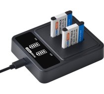 2gab EN-EL19 akumulators un lādētājs priekš Nikon Coolpix S33 W150 A100 S6900 S3700 S2800 S2700 S3600 S6800 S6900 S4400 S6600 S3300 S6400 0 S4200 S4300
