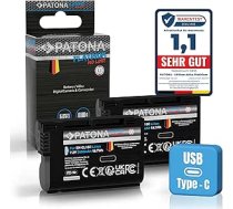 PATONA 2 x Platinum EN-EL15C akumulators 2600 mAh USB-C SaderД«gs ar Nikon 1 V1 D7000 D7100 D7200 D7200 D7500 D500 D600 D610 D750 D780 D800 D810 D850 Z5 Z5II Z6 II III III Z7 Z7II Z8 ZF EN-EL15 EN-EL15b