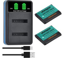 2gab 1200mAh EN-EL19 NP-BJ1 akumulators + USB lādētājs kamerai Nikon Coolpix W150 S33 S33 S32 S100 S2500 S2800 S3200 S3500 S3600 S4100 S5200 S5300 0 S65 00 S6600 S6800 S6900 S7000