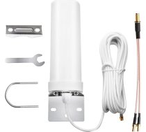 4G LTE antena SMA savienotājs Āra antena Visvirziena SMA antena, kas saderīga ar 3G 4G maršrutētāju modemu Ūdensizturīgs maršrutētājam Bezvadu mājas tālrunis Mobile Hotspot