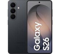 Samsung Galaxy S26 AI viedtālrunis ar Galaxy AI, bez līguma, mobilais tālrunis ar Android, 12 GB RAM, 256 GB atmiņa, AP procesors, 50 MP, melns