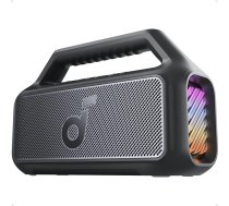 soundcore by Anker, Boom 2 āra skaļruņi, 80 W, zemfrekvences skaļrunis, BassUp 2.0, 24 stundu akumulators, IPX7 ūdensizturība un peldspēja, LED gaisma, USB-C, ekvalaizers, BT 5.3, Bluetooth mobilais skaļrunis (atjaunots)